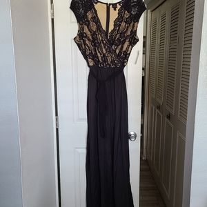 NWT Black lace jumpsuit size XL